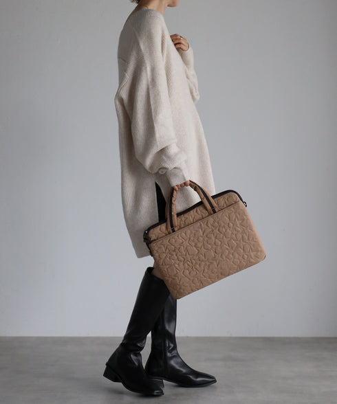 【雑誌掲載】星柄PC ハンドバッグポーチセット 12-1007